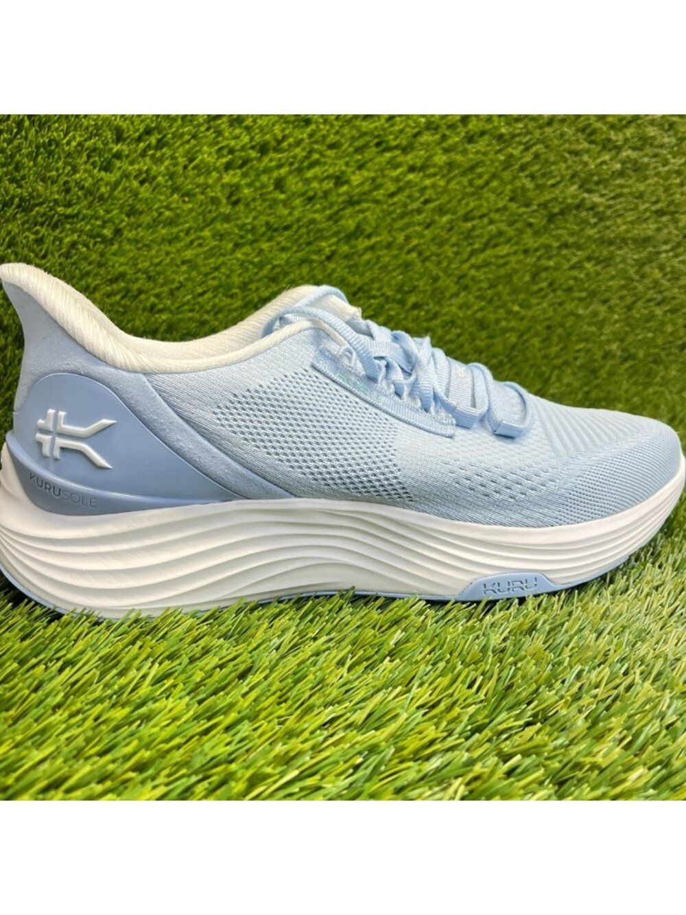 Kuru Atom 2 Womens Size 12D Blue White Athletic Running Waking Shoes Sneakers